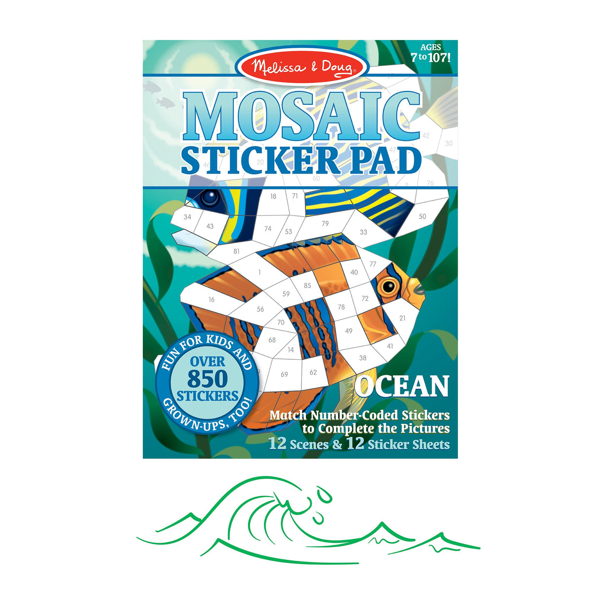 Mosaic Sticker Pad - Ocean M5