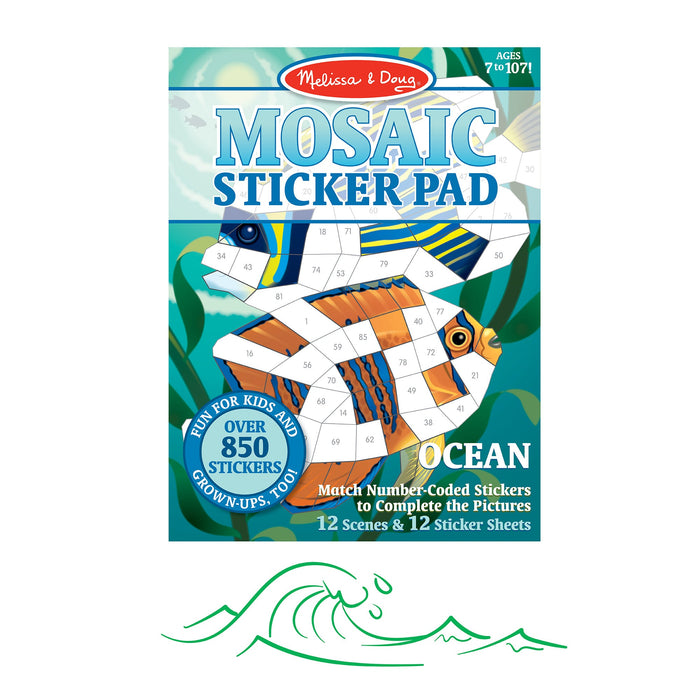 Mosaic Sticker Pad - Ocean M5