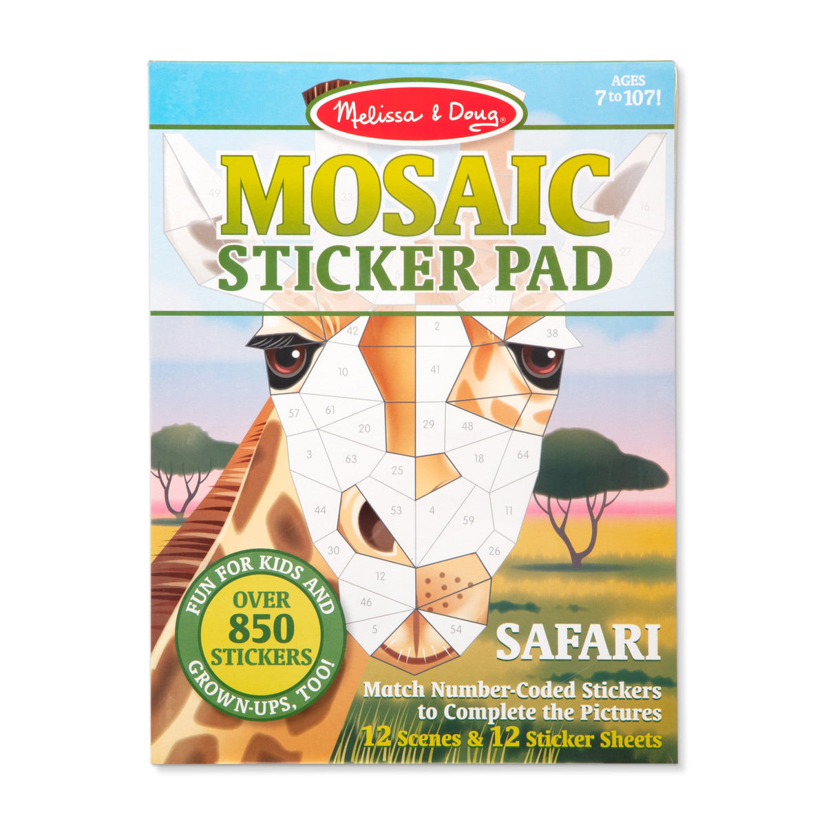 Mosaic Sticker Pad - Safari Z9