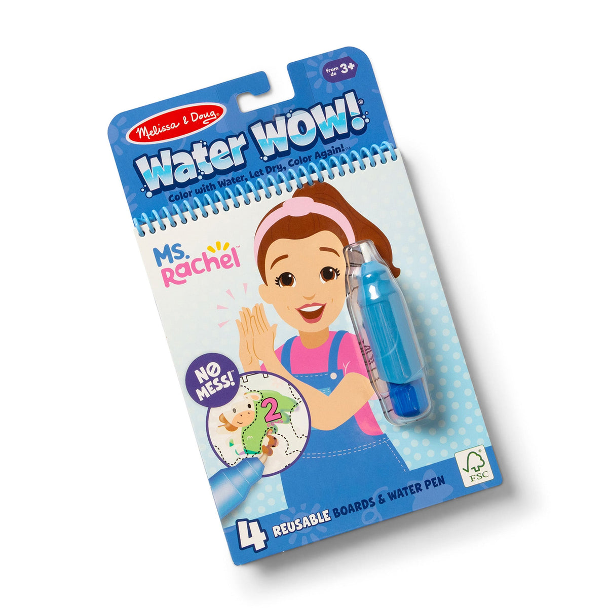 Ms. Rachel Water WOW! Color-Reveal Pad – Find & Count U5