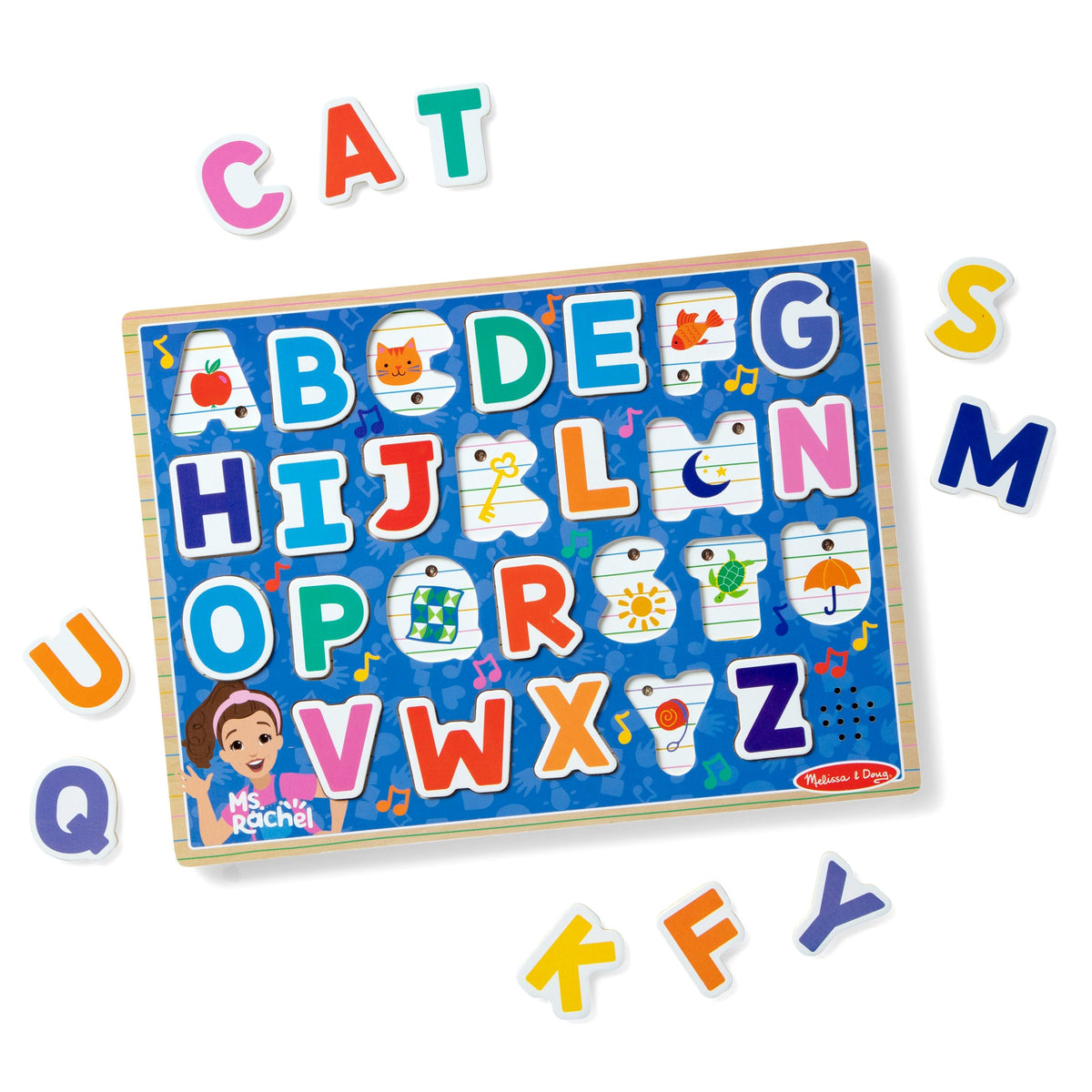 Ms. Rachel™  Wooden Phonics Alphabet Sound Puzzle - 26 Pieces A5