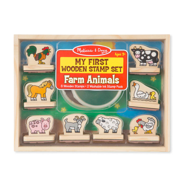 My First Wooden Stamp Set - Farm Animals R2