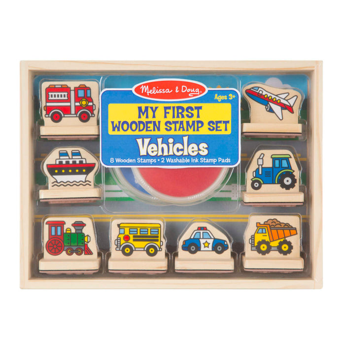 My First Wooden Stamp Set - Vehicles T5