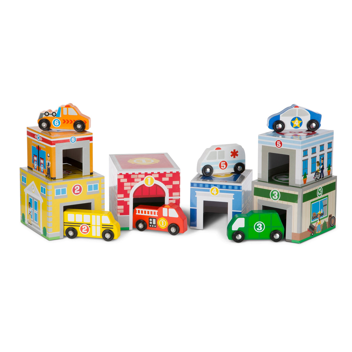 Nesting & Sorting Buildings & Vehicles Y1