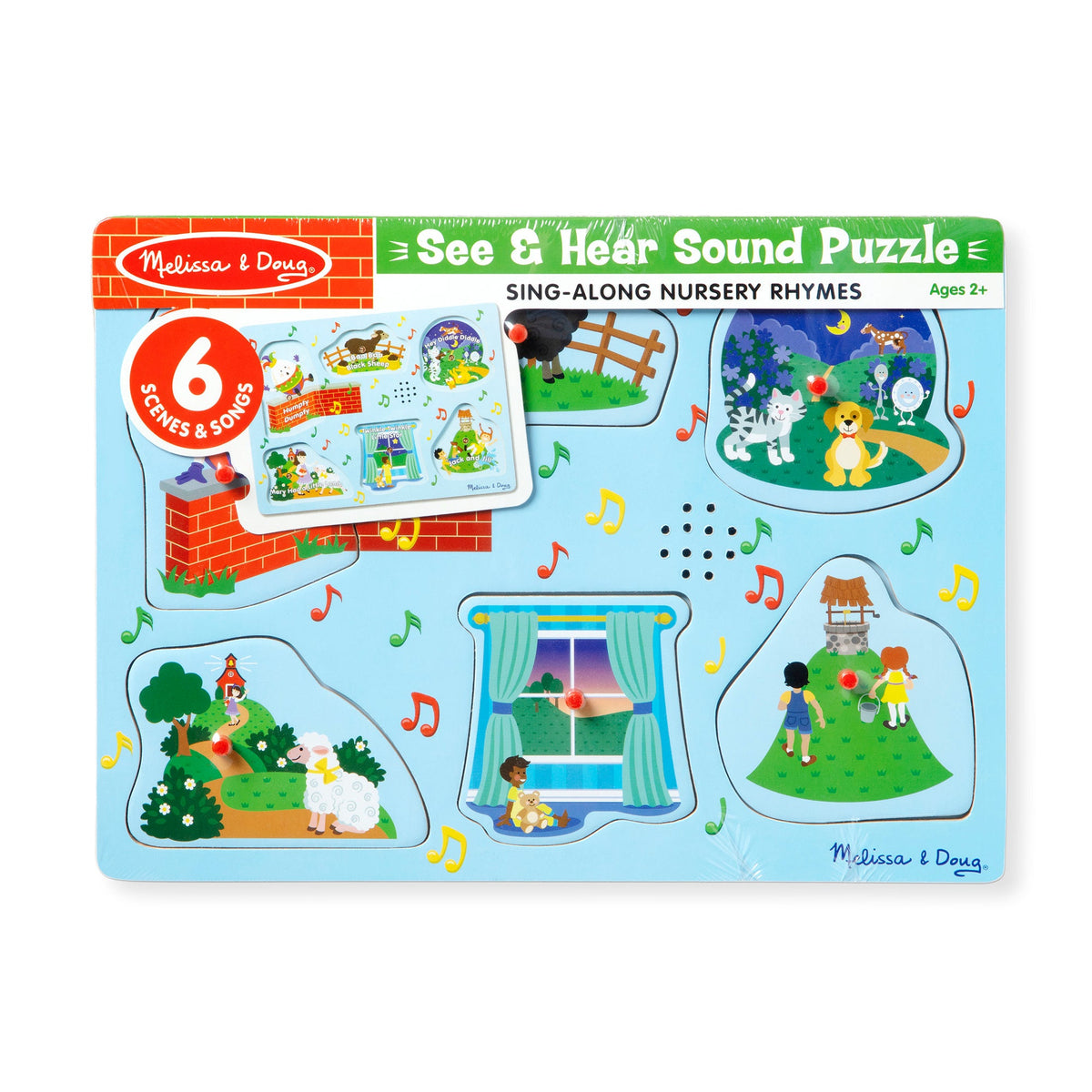 Nursery Rhymes 2 Sound Puzzle - 6 PIeces Q8