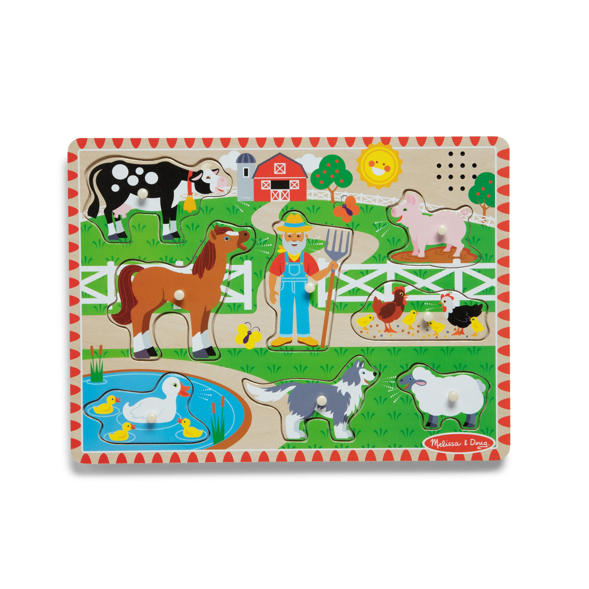 Old MacDonald's Farm Song Puzzle - 8 Pieces L2
