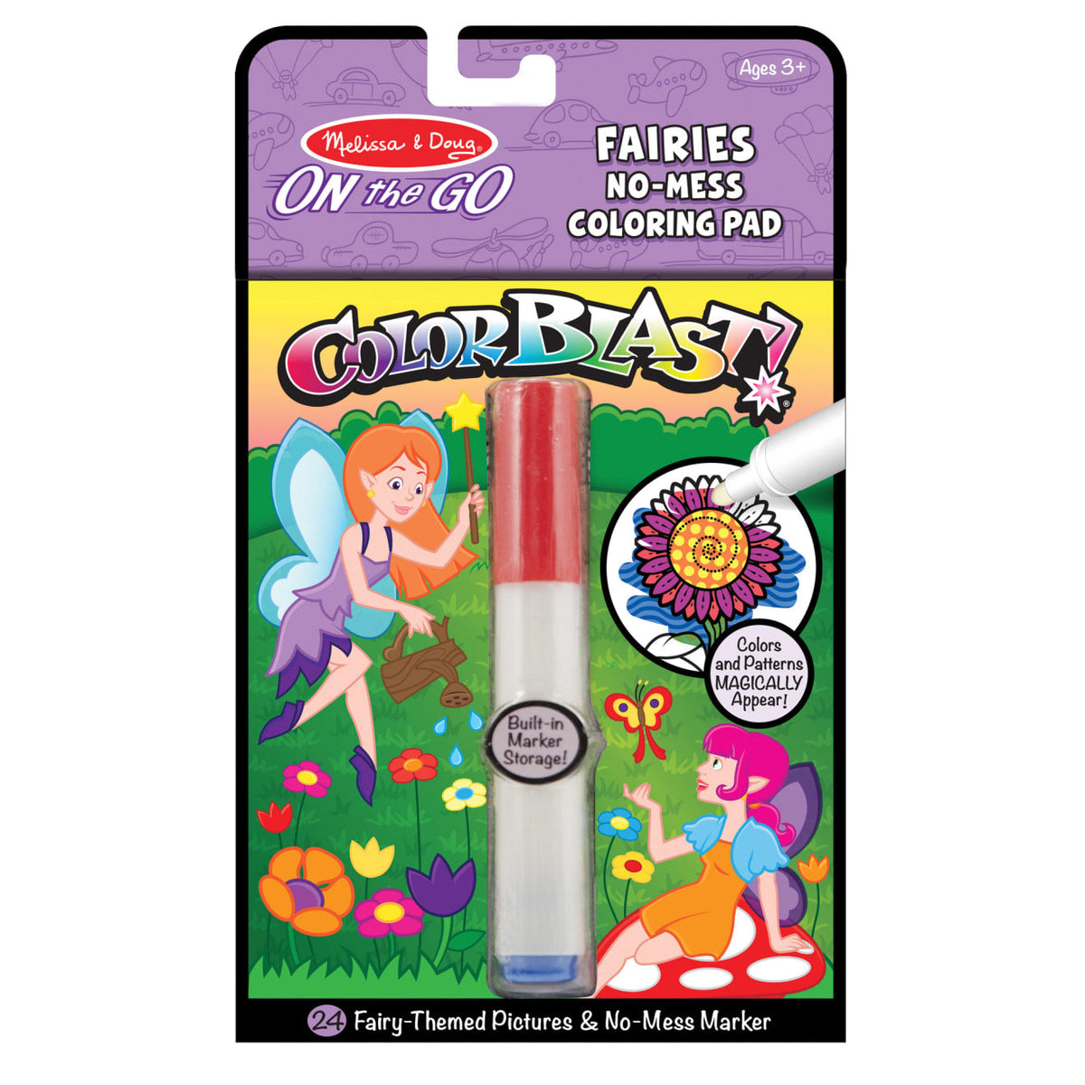 On the Go ColorBlast No-Mess Coloring Pad - Fairies Z7