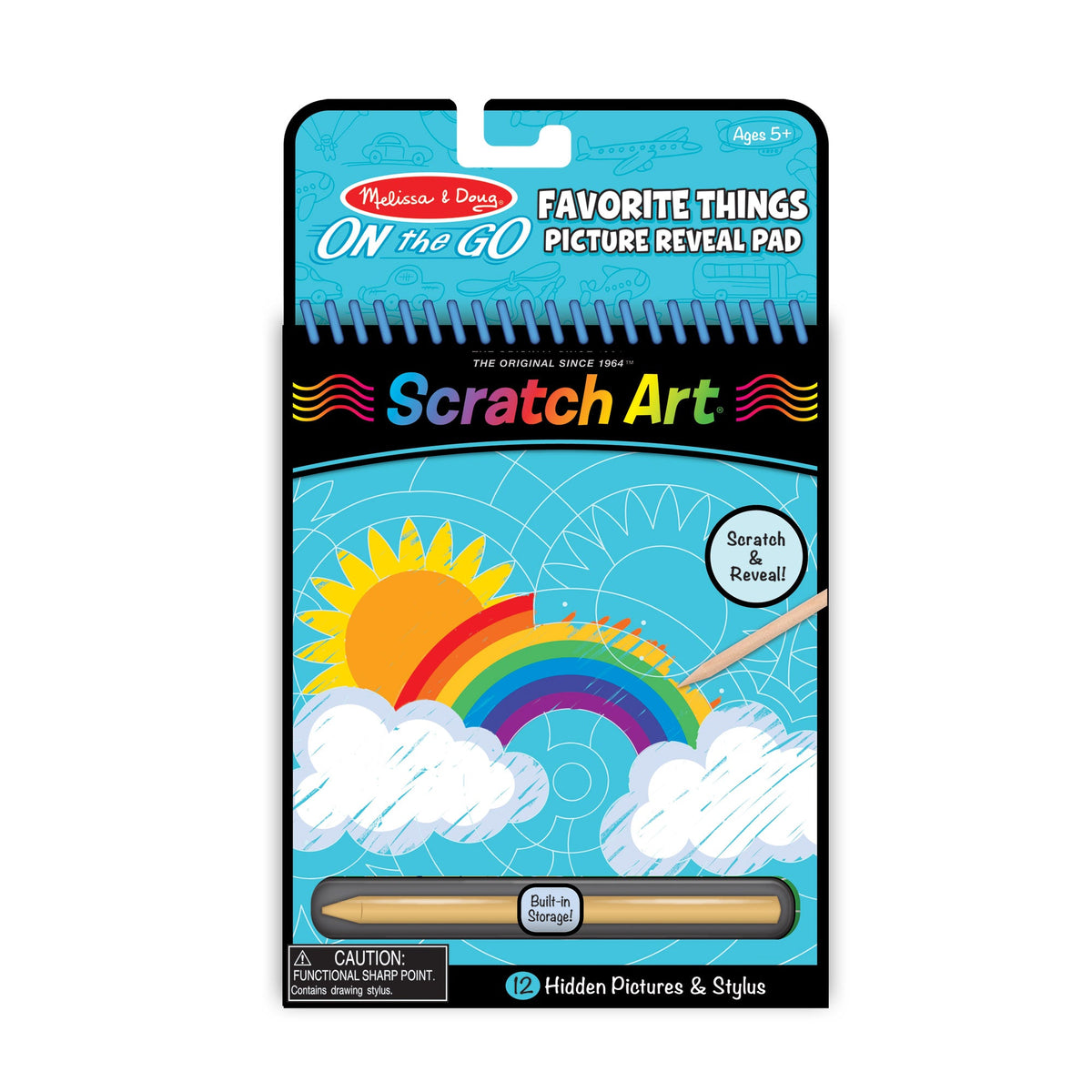 On the Go Scratch Art Picture Reveal Pad - Favorite Things Q4