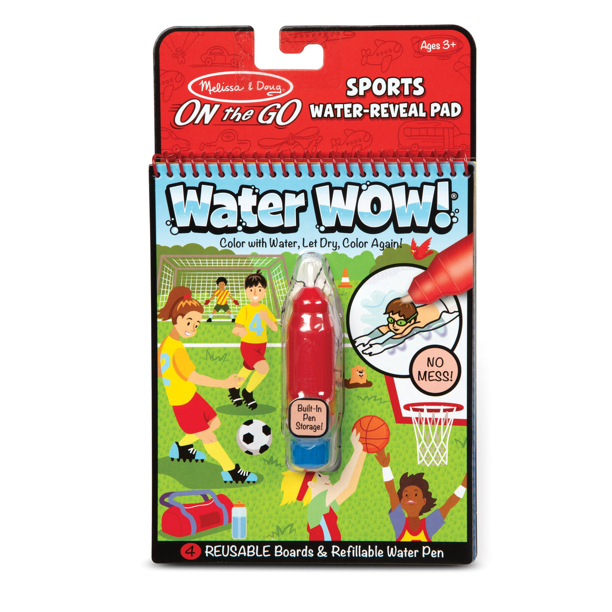 On the Go Water WOW!® Water-Reveal Activity Pad – Sports R6