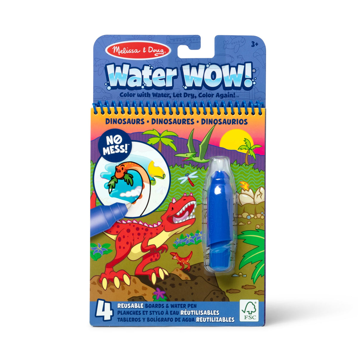 On the Go Water Wow! Water-Reveal Pad – Dinosaurs D8