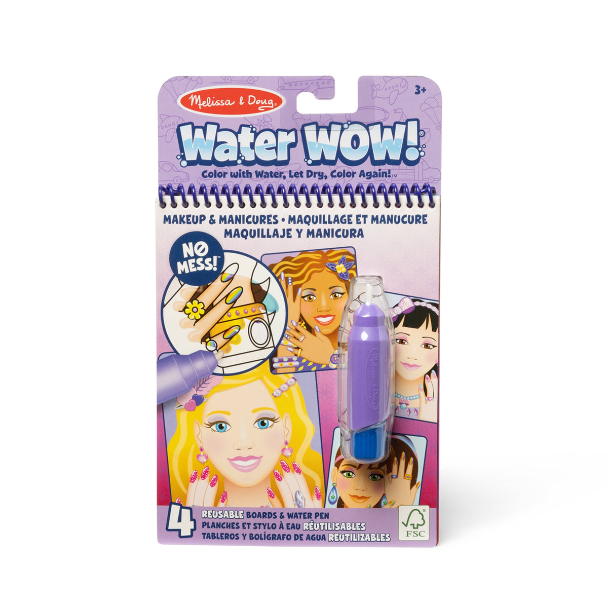 On the Go Water Wow! Water-Reveal Pad - Makeup & Manicures L8