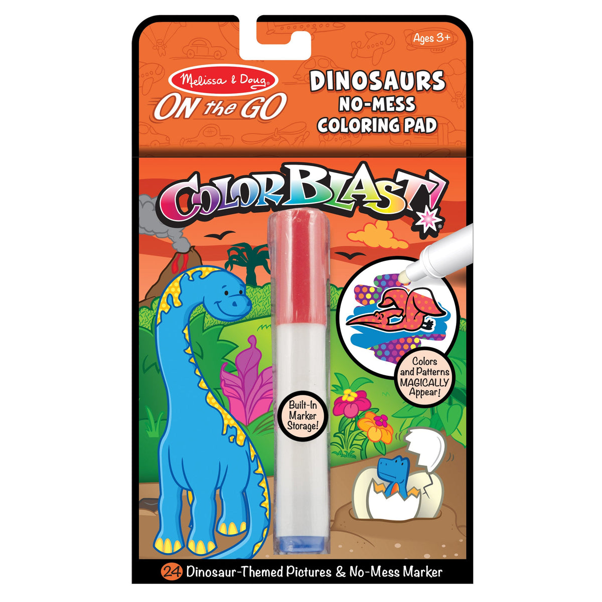 On the Go™ ColorBlast Color Reveal Pad – Dinosaur W8
