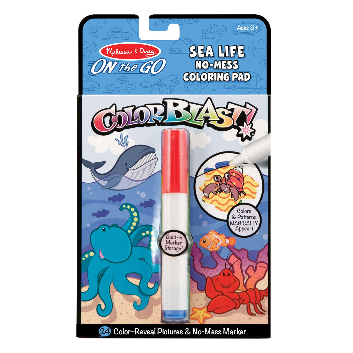 On the Go™ ColorBlast Color Reveal Pad – Sea Life M0