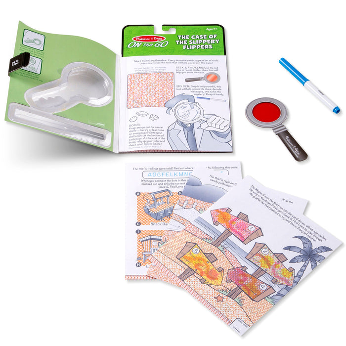 On the Go™ Secret Decoder Activity Books 3-Pack: Slippery Flippers, Runaway Ruby, Game Book H1