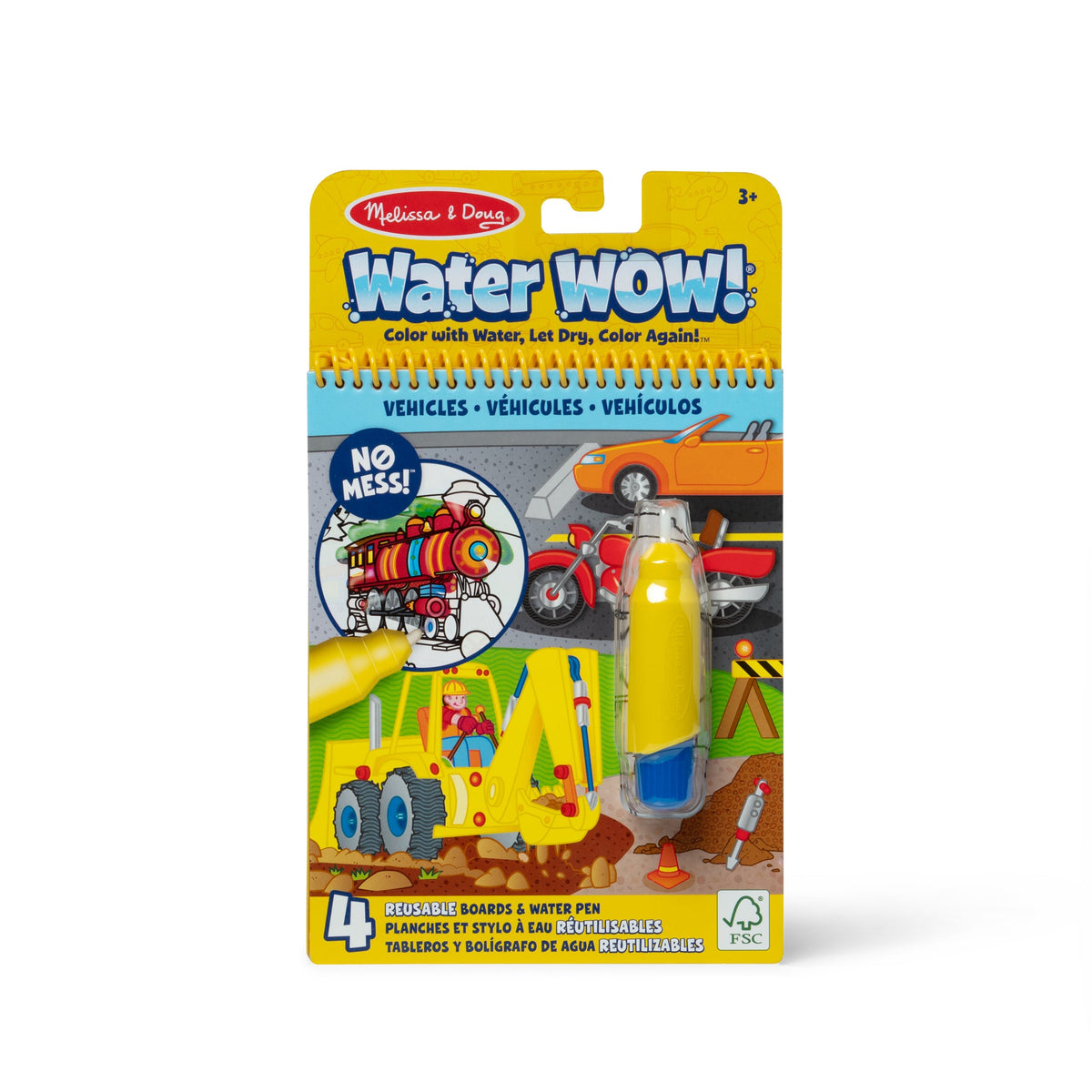 On the Go™ Water WOW!® Water Reveal Pad – Vehicles N8