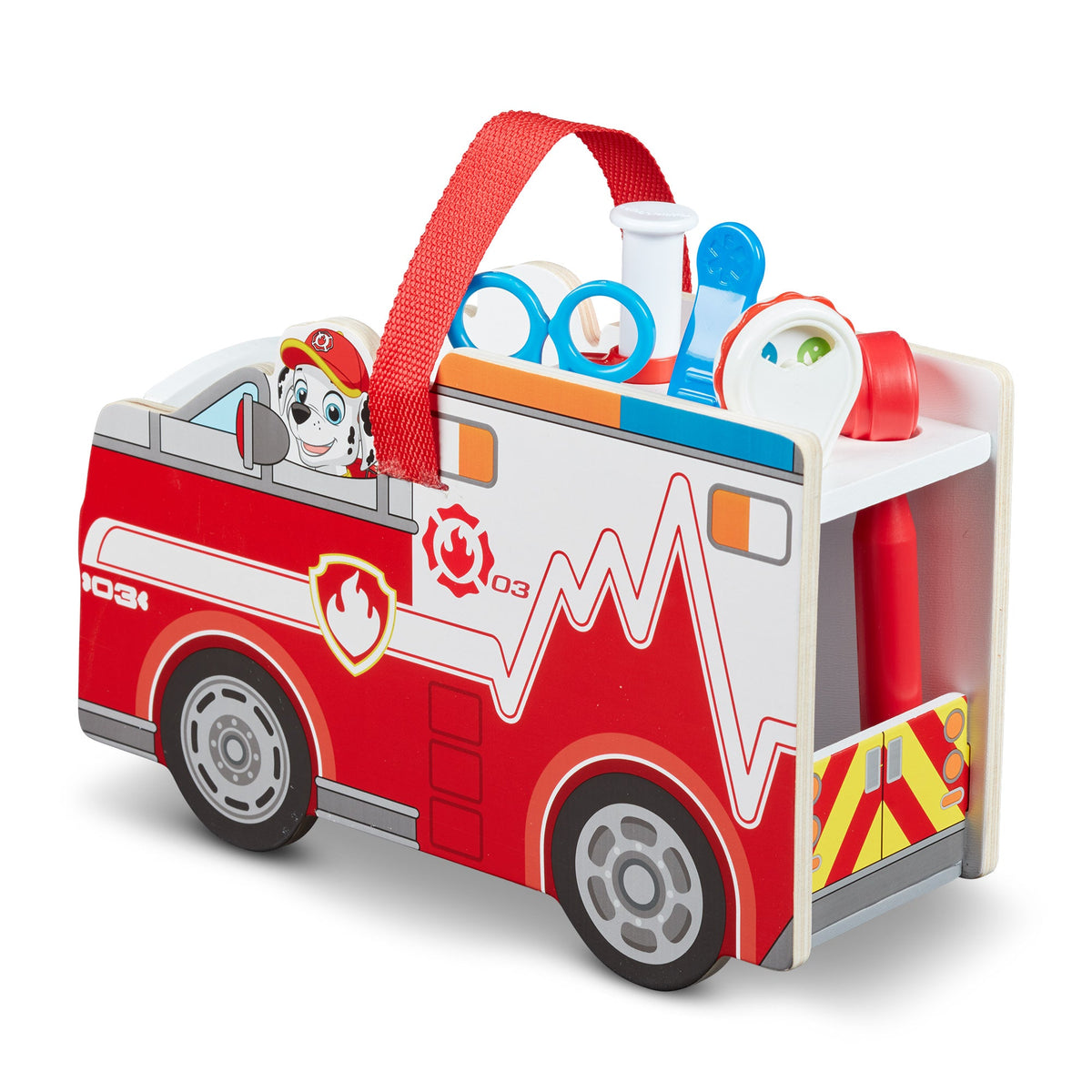 PAW Patrol Marshall's Wooden Rescue Caddy J6