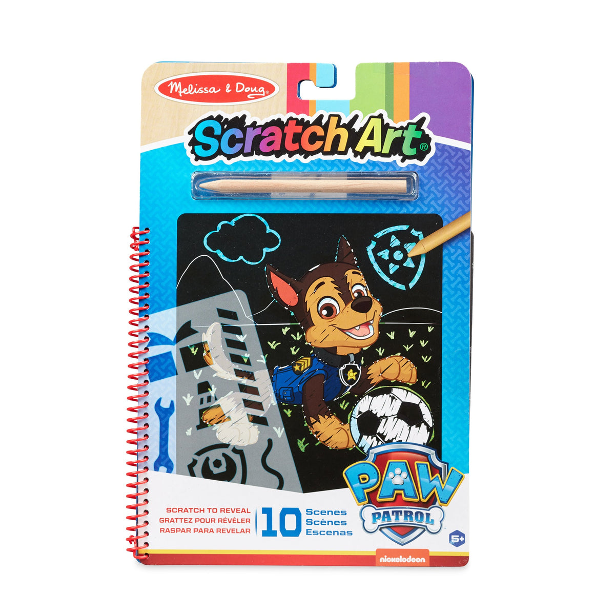 PAW Patrol Scratch Art Pad - Chase U5