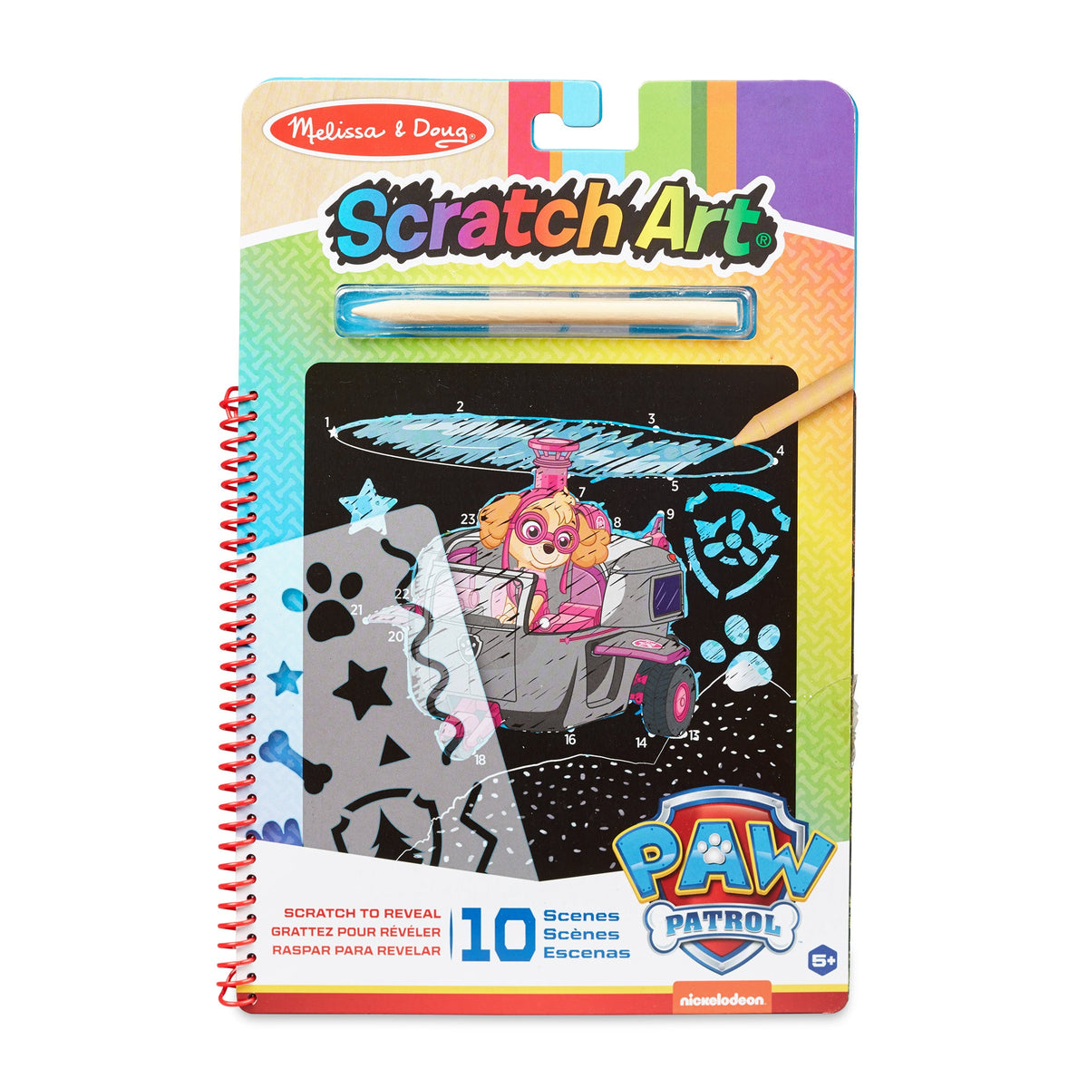 PAW Patrol Scratch Art Pad - Skye J2