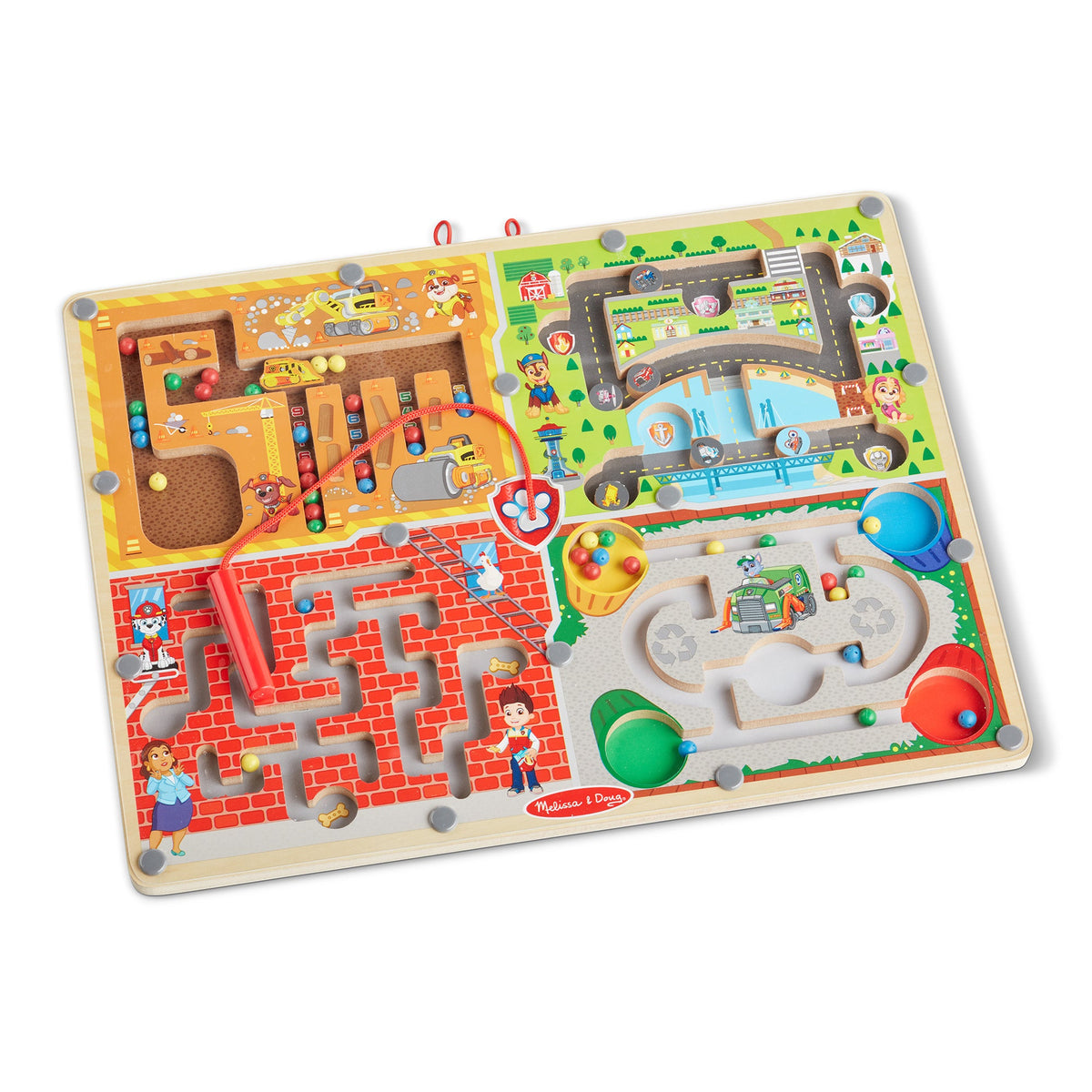 PAW Patrol Wooden 4-in-1 Magnetic Wand Maze Board S8