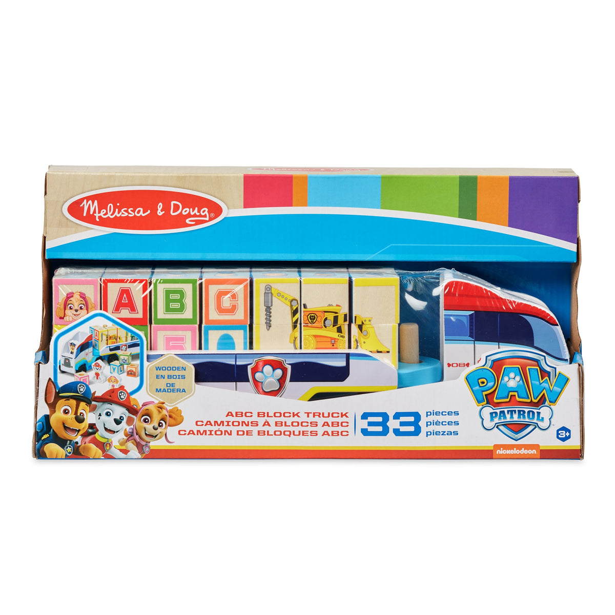 PAW Patrol Wooden ABC Block Truck Y9