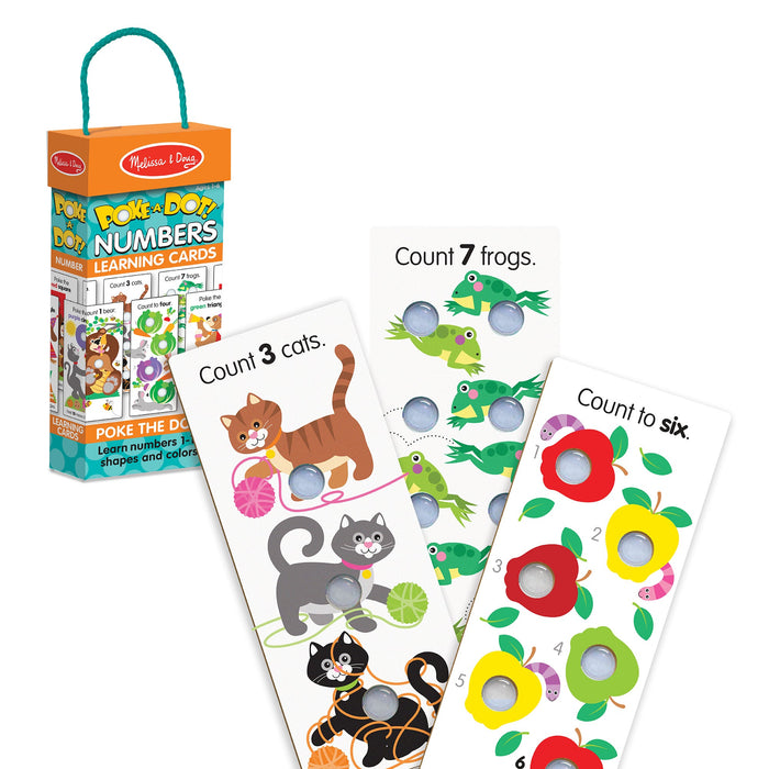 Poke-A-Dot Jumbo Number Learning Cards B7