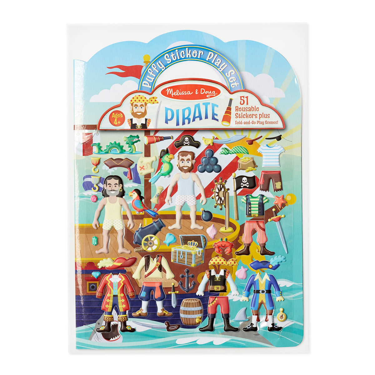 Puffy Sticker Play Set - Pirate M6