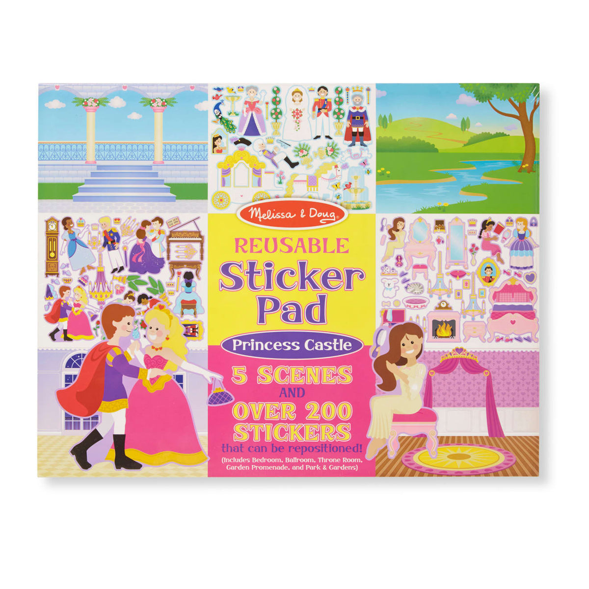 Reusable Sticker Pad Bundle - Fairy, Princess, Dress-Up, and Play House B9