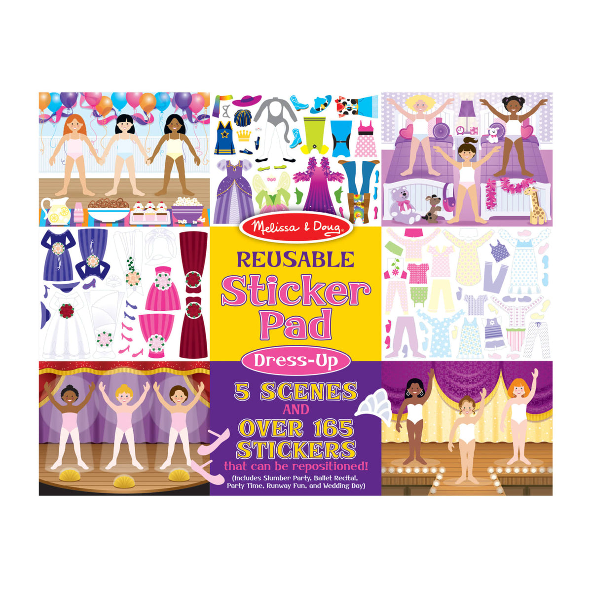 Reusable Sticker Pad - Dress-Up V9
