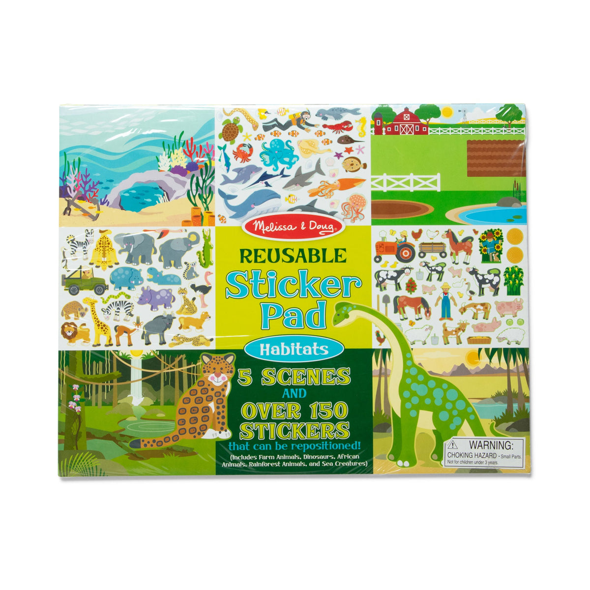 Reusable Sticker Pad - Habitats C6
