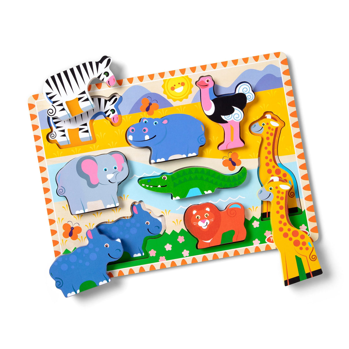Safari Chunky Puzzle - 8 Pieces H5