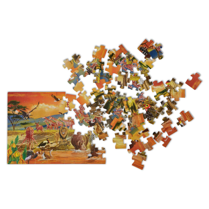 Safari Floor Puzzle - 100 Pieces X6