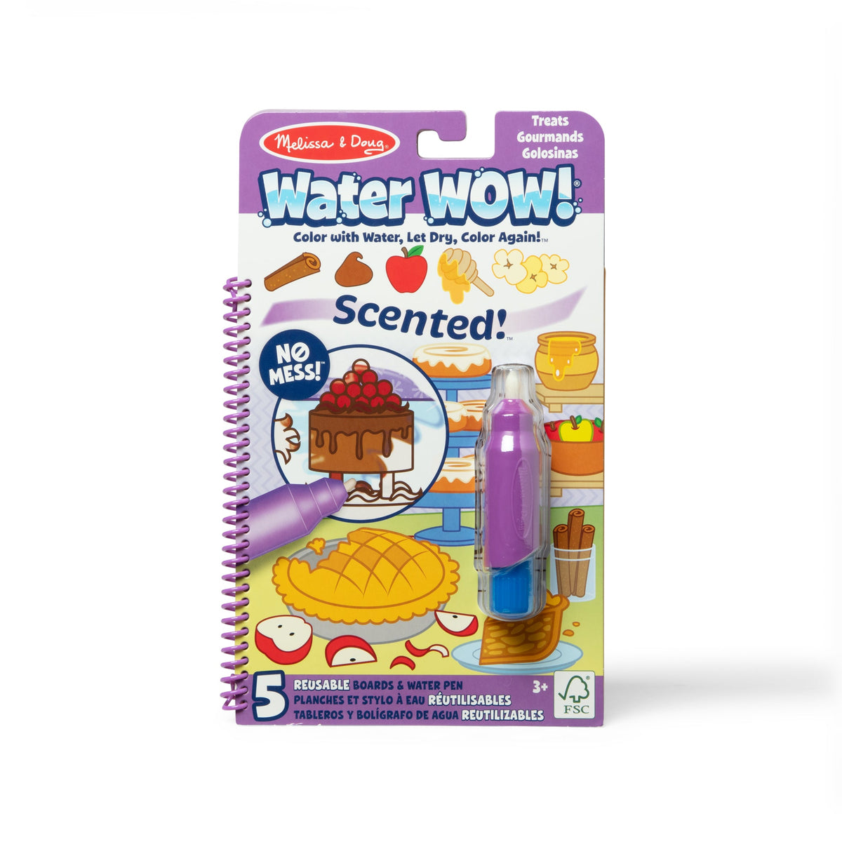 Scented Water WOW! Water-Reveal Pad - Treats J9