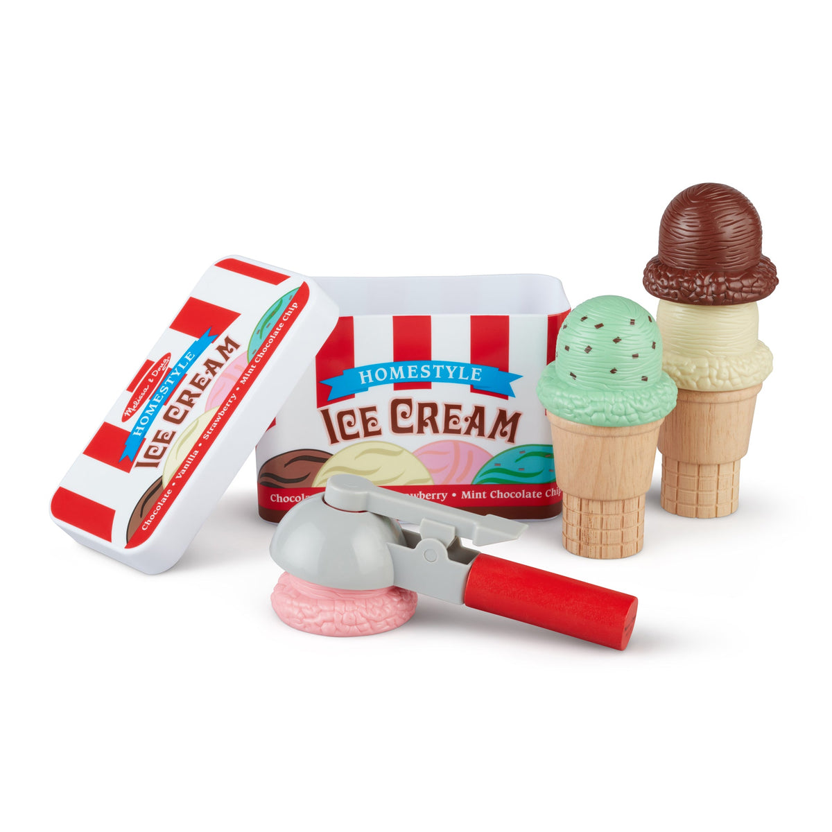 Scoop & Stack Ice Cream Cone Magnetic Play Set U3