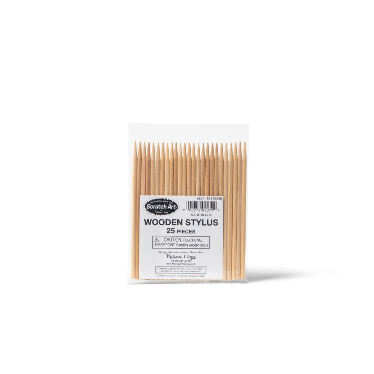Scratch Art 25 Wood Stylus Tools R5