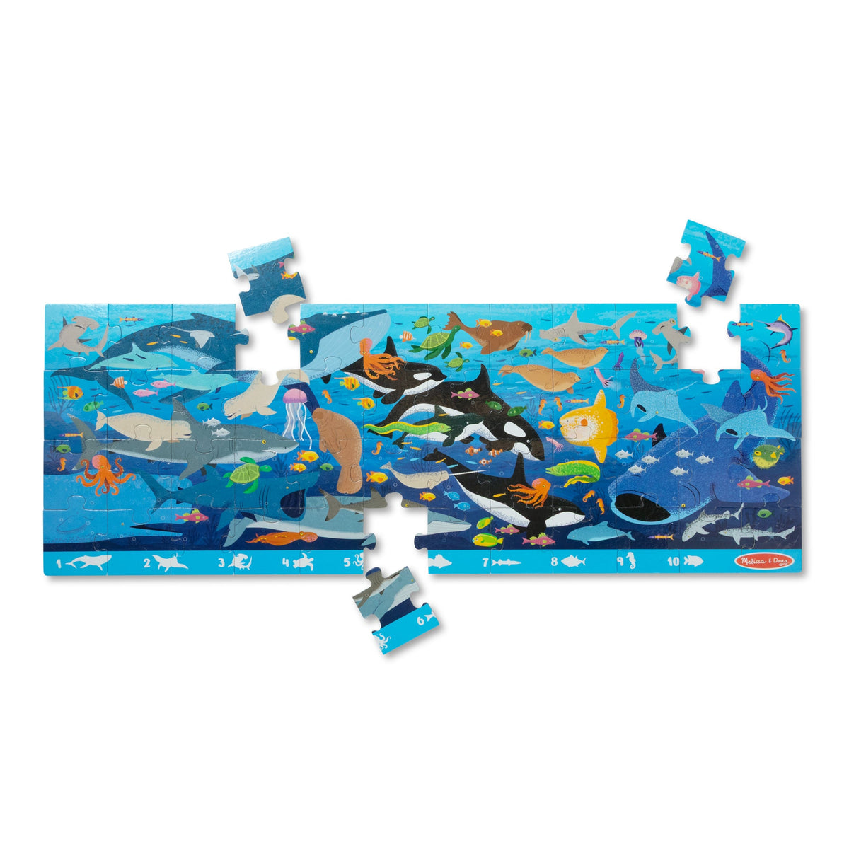 Search & Find Beneath the Waves Floor Puzzle - 48 Pieces G1
