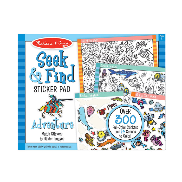 Seek & Find Sticker Pad – Adventure I0