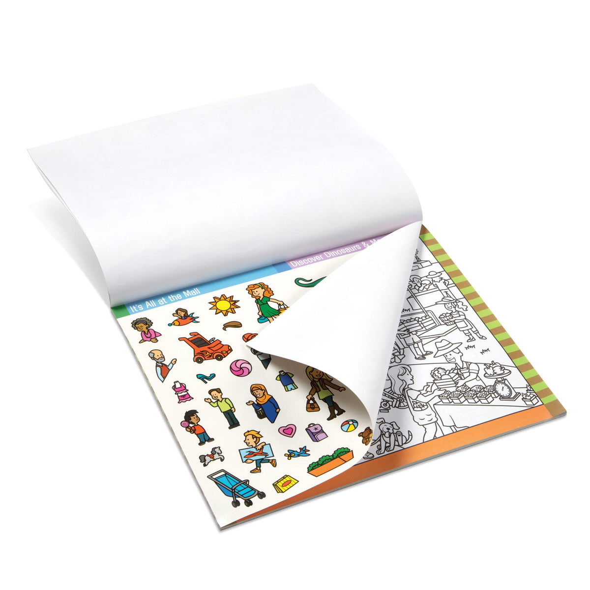 Seek & Find Sticker Pad – Around Town P2