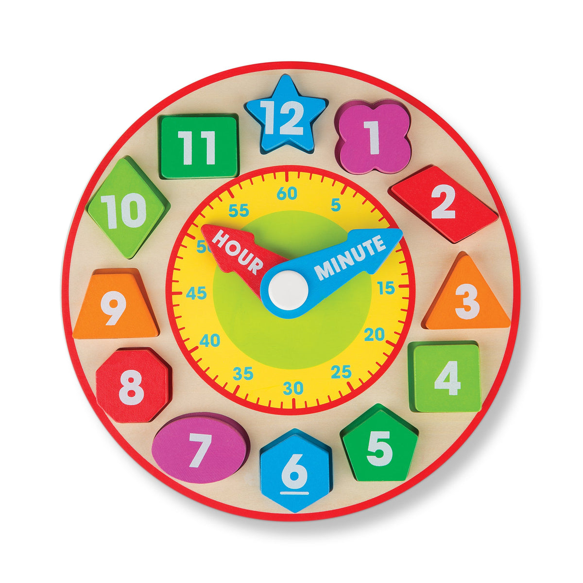 Shape Sorting Clock B6