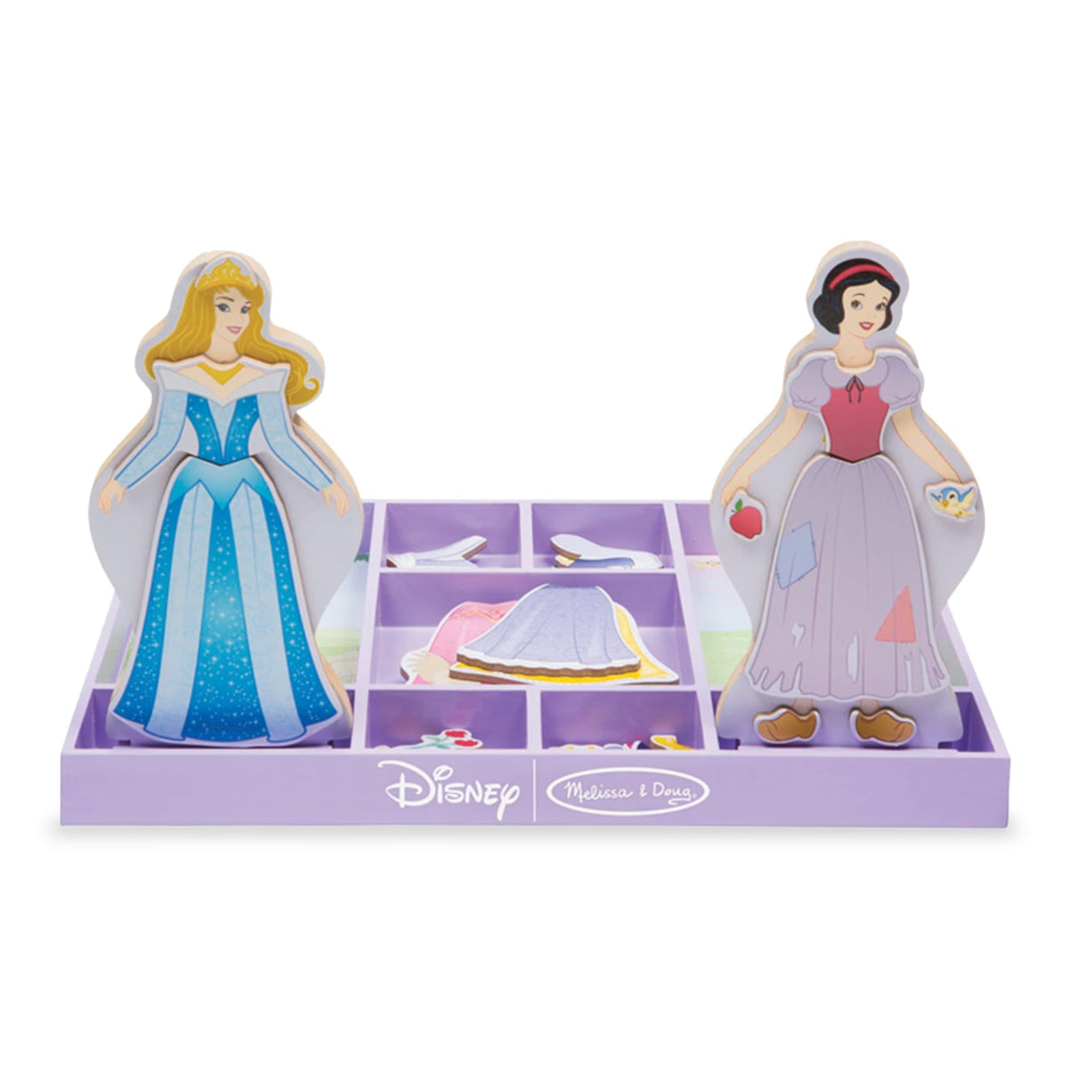 Sleeping Beauty & Snow White Wooden Magnetic Dress-Up Q4