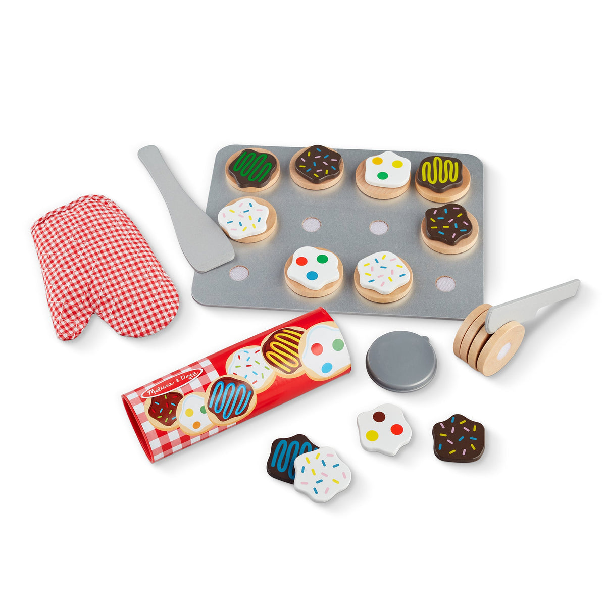 Slice & Bake Cookie Set - Wooden Play Food O9
