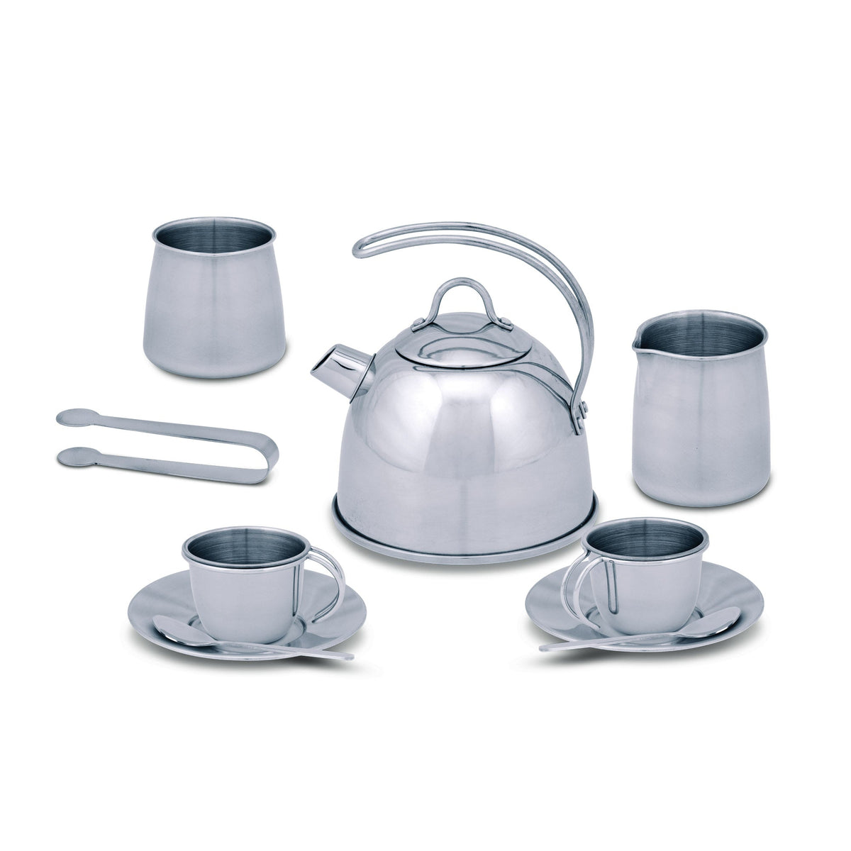 Stainless Steel Tea Set with Storage Stand G8