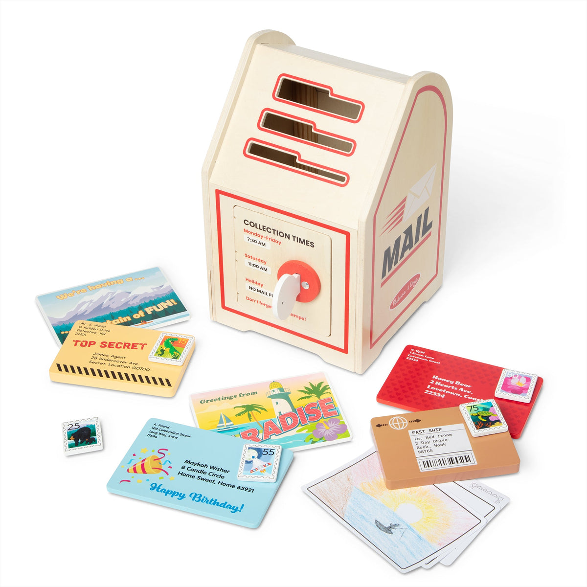 Stamp and Sort Mailbox Play Set F5