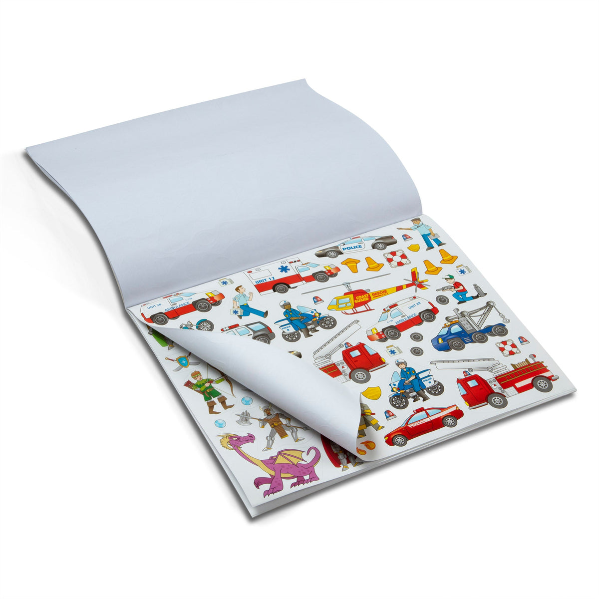 Sticker Collection - Dinosaurs, Vehicles, Space, and More R7