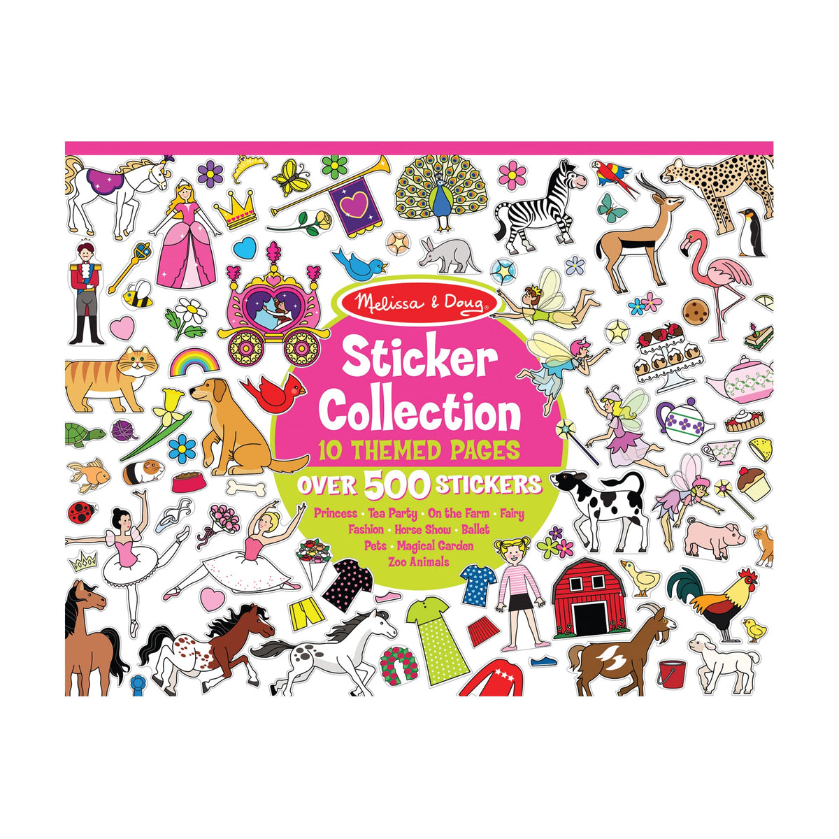 Sticker Collection - Princesses, Tea Party, Animals, and More K7