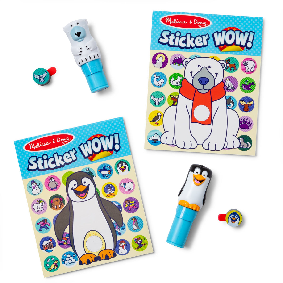 Sticker WOW!® Activity Pads & Sticker Stampers VALUE PACK - Winter D6