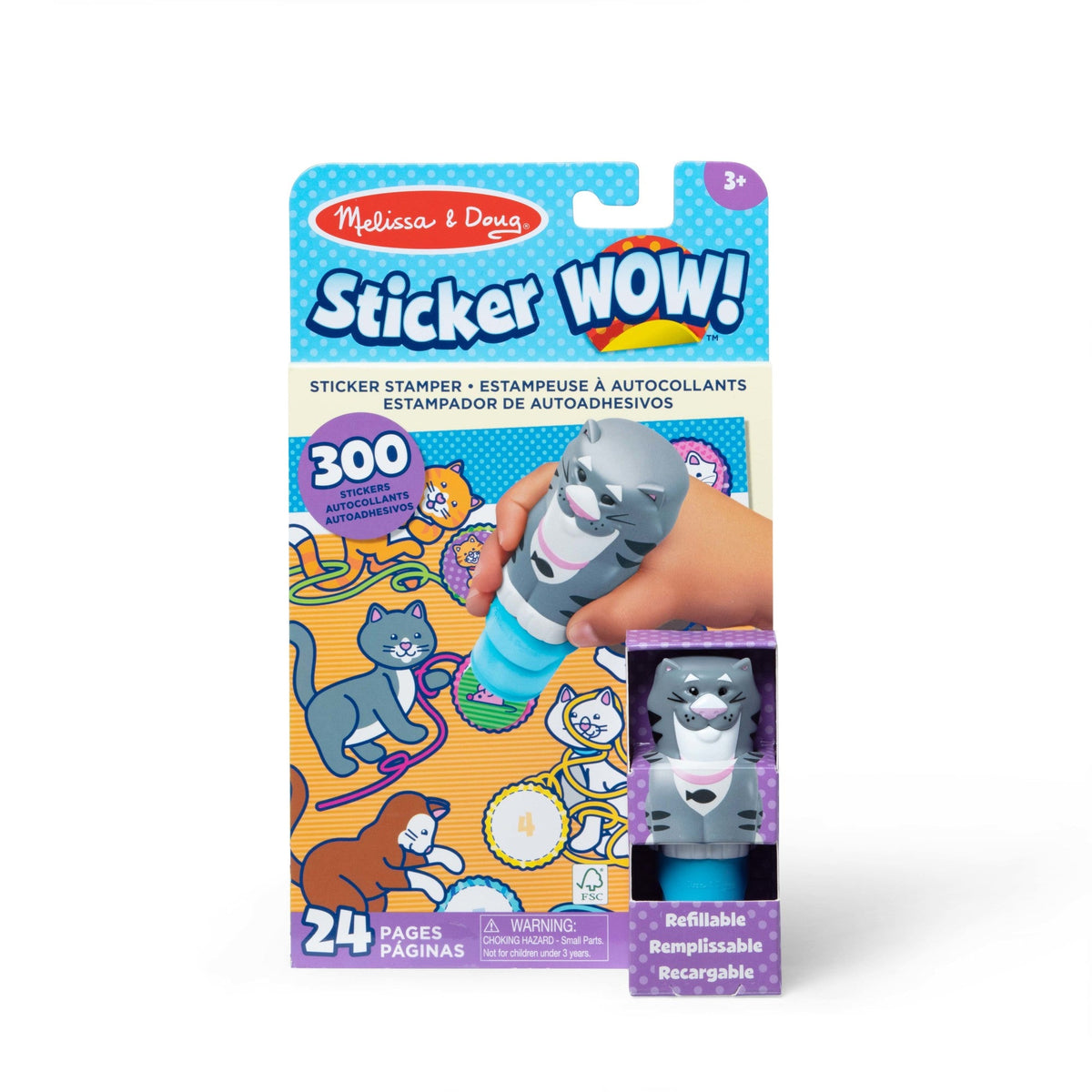 Sticker WOW!™ Activity Pad & Sticker Stamper - Cat Q9