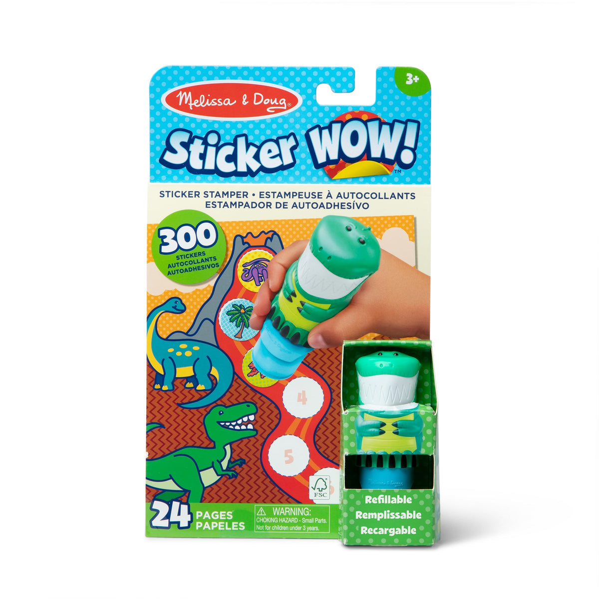 Sticker WOW!™ Activity Pad & Sticker Stamper  - Dinosaur Y1