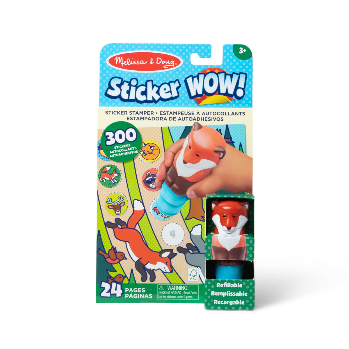 Sticker WOW!™ Activity Pad & Sticker Stamper - Fox E0