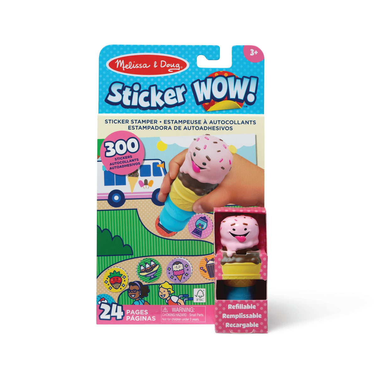 Sticker WOW!™ Activity Pad & Sticker Stamper - Ice Cream T7
