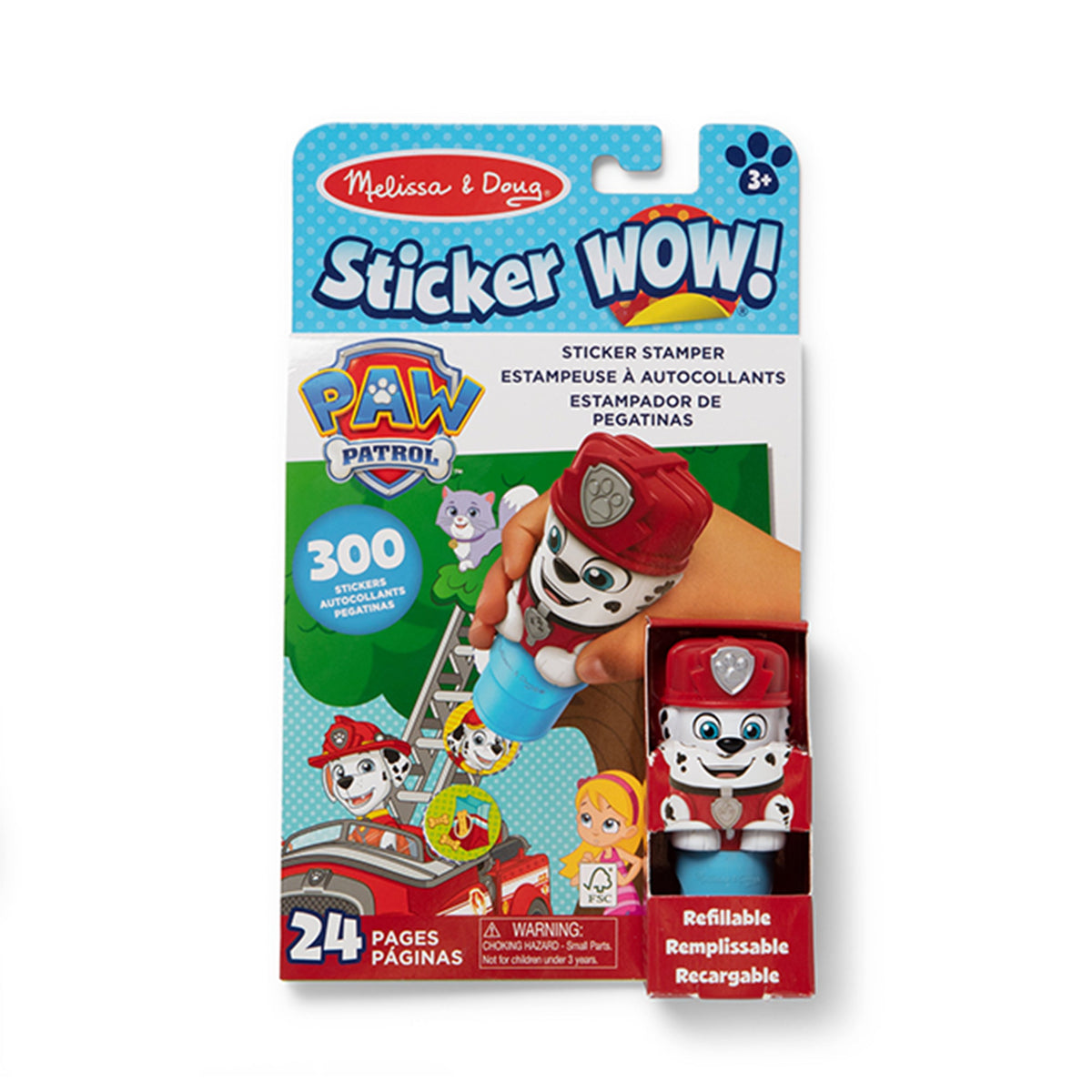 Sticker WOW!™ Activity Pad & Sticker Stamper - PAW Patrol Marshall K9